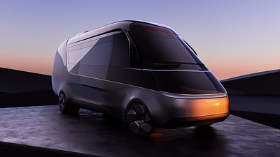 CONCEPT commercial transport 3d concept future graphic design sketch