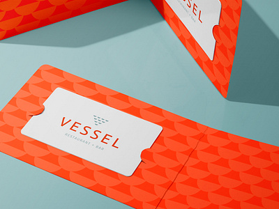 Vessel Restaurant + Bar 2d 2d design brand brand identity branding design graphic design hospitality modern travel