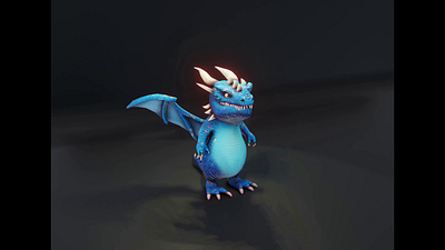 Cartoon Blue Dragon Animated Low-poly 3D Model 3d 3d model animated dragon animation blue dragon blue dragon 3d model cartoon blue dragon 3d model cartoon dragon cartoon dragon 3d model dragon dragon 3d model game ready graphic design low poly motion graphics rigged dragon stylized blue dragon 3d model stylized dragon stylized dragon 3d model
