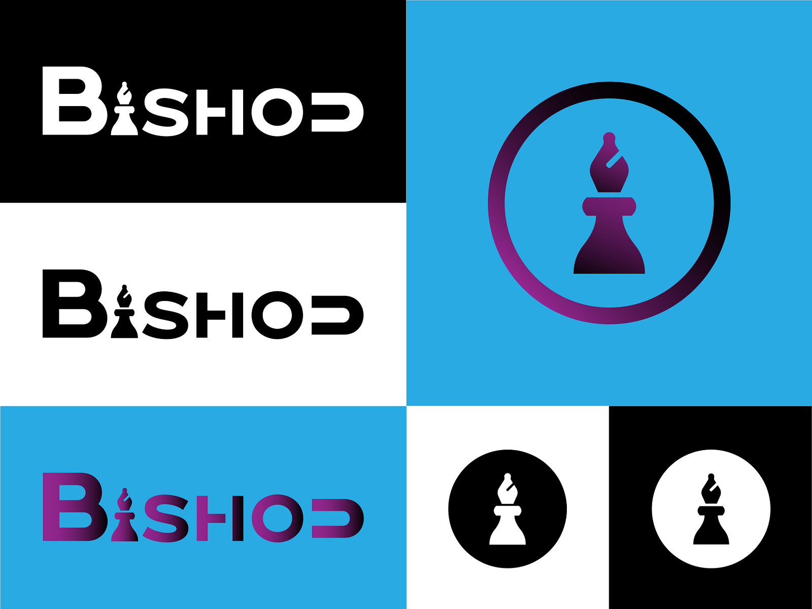 BISHOP - LOGO DESIGN by RAHAT ILLUSTRATOR 18 on Dribbble