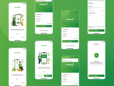 FinHero - online investment platform ui