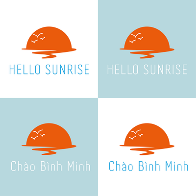 Hello Sunrise ☀️ branding graphic design illustration logo