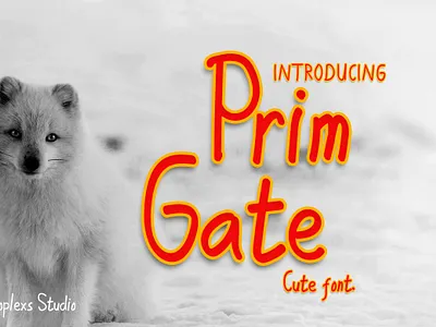 Prim Gate – Cute Handwritten font display fonts free free font free font download freebe handwritten playfull