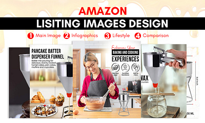 Funnel Listing Images | Amazon listing Design | Amazon Images amazon amazon images amzon branding funnel graphic design listing images