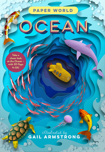 Paper World Ocean X Gail Armstrong craft educational informative ocean publishing sealife underwater