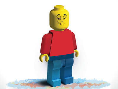 a 3d mockup for Lego 3d design game graphic design kid kid game kids kids game lego legoman play smirk
