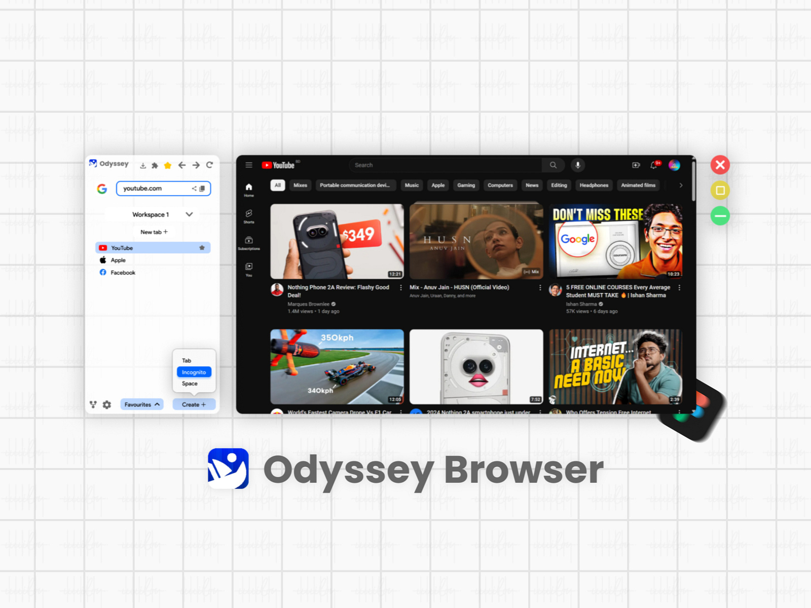 Concept Design of a productive Web Browser 