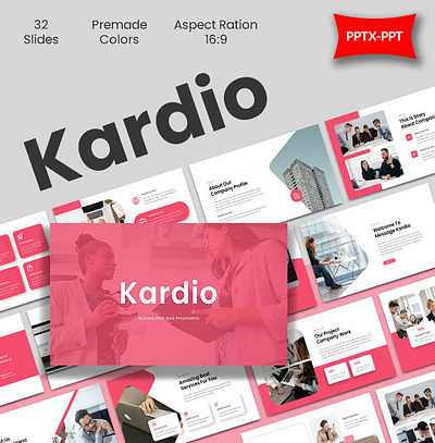 Kardio Presentatin Template branding business design google slide graphic design illustration keynote logo pitch deck powerpoint ppt pptx prsentation template typography ui ux vector