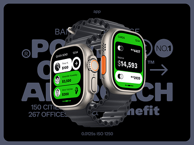 Chron – Smart Watch App Concept digital