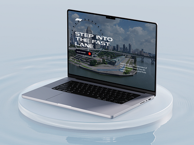 F1 Singapore Virtual Tour f1 formula 1 productdesign typography ui uidesign uiux virtual tour weddesign