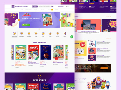 Bookstore Website Design Bhuana Ilmu Populer Gramedia 📖 apps apps design bookstore branding commerce ecommerce graphic design ui uiux web website