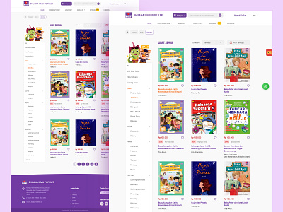Bookstore Website Design Bhuana Ilmu Populer 📖 apps apps design bookstore branding commerce ecommerce graphic design ui uiux web website
