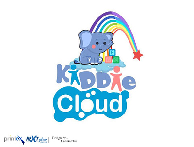 Kiddie Cloud Logo Outputs graphic design logo