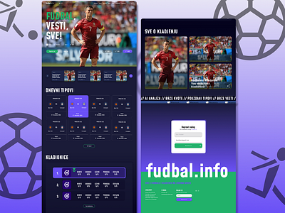 Vibrant Football Betting UI/UX: A Blend of Purple and Green app betting branding des design football graphic design soccer sport ui ux