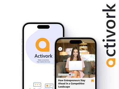 Mobile App UX/UI for Activork app branding design ui ux uxdesign