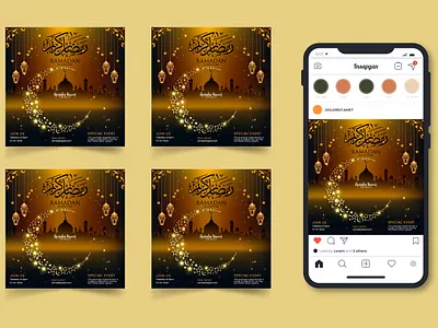 Ramadan Social Media banner Design advert branding business business banner discount facebook ad banner marketing media mobile modern banner offer online online banner order post banners promotion ramadan banner sale social banner social media banner