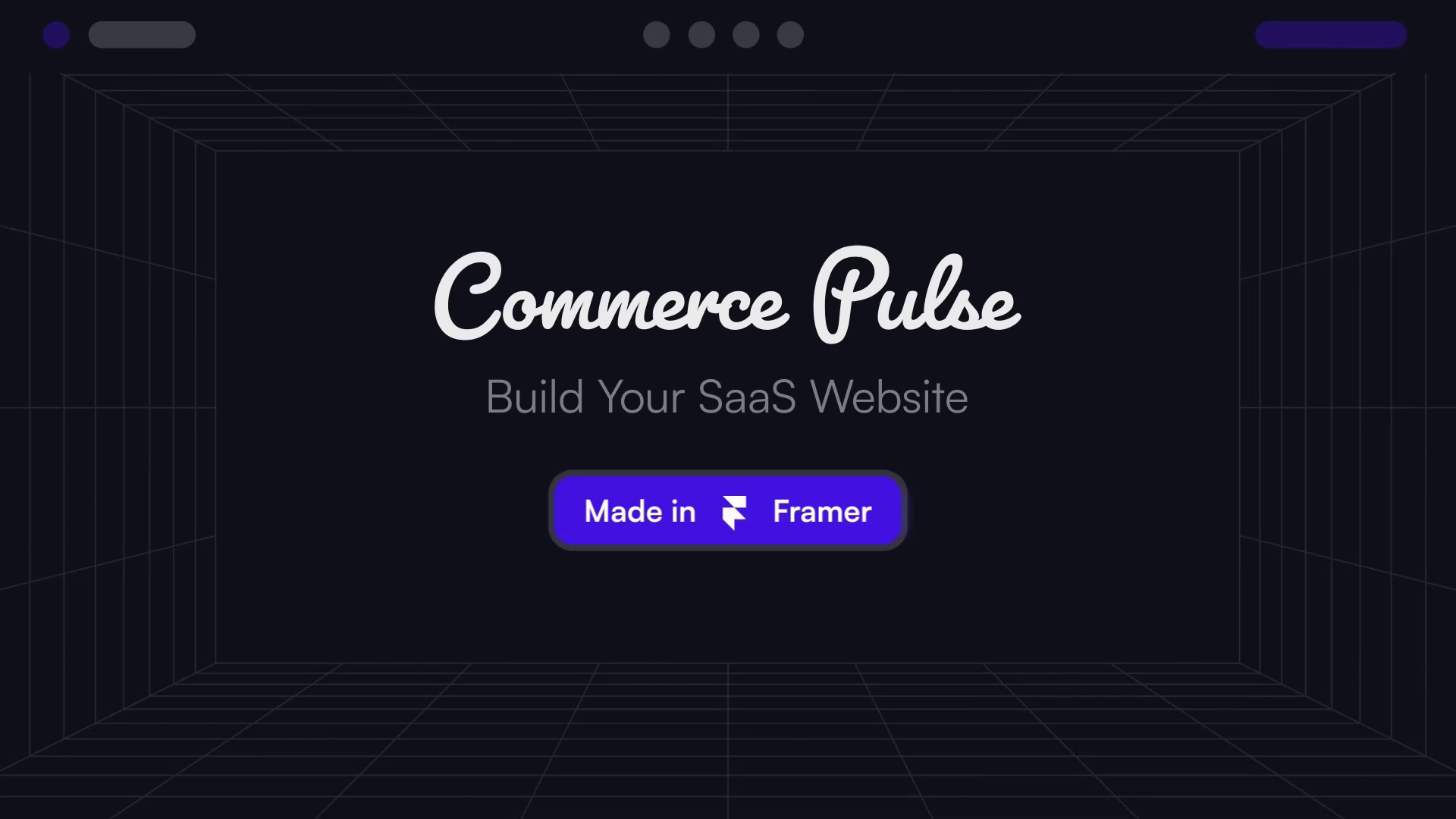 Example of Landing Page In Framer