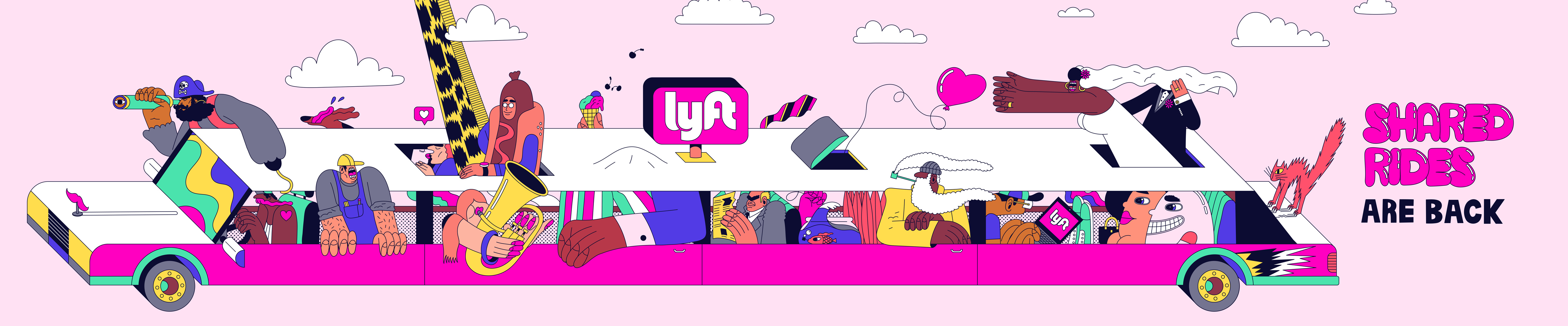 Lyft by Fabio Buonocore Studio on Dribbble