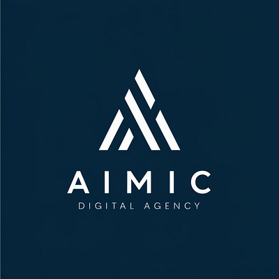 Aimic Digital Agency, Logo branding design designer graphic design logo logo design