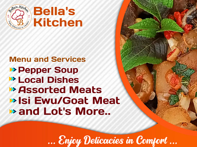 BELLA'S KITCHEN ~ BUSINESS BRANDING AND VISUAL IDENITY DESIGN visualidentity