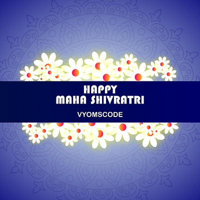 Happy MahaShivratri graphic design ui