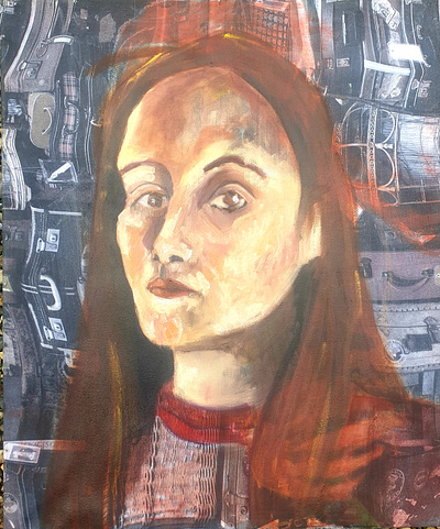 autoportrait aux malles oil paintings painting