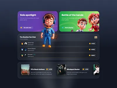 Music Fan Widgets ai clean clean design creative fan app music music app music fan widgets widgets design