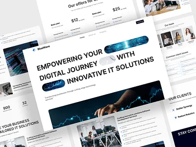 Fintech SaaS Website agency animation colorful creative design landing saas ui web website