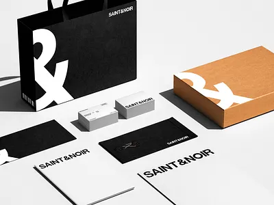 SAINT & NOIR - Fashion Brand appareldesign branding clothing fashion fashionbrand graphic design minimalbranding modernbranding streetwear typographylogo visualidentity