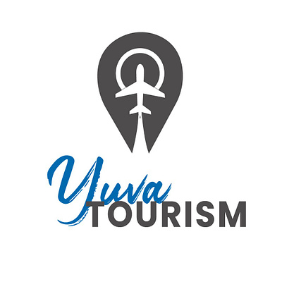 Tourism logo project aircraft art branding design designs graphic design illustration logo plane tourism
