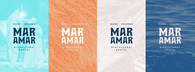 :: Mar amar :: beach brand design branding colombia design graphic design logo sea typography