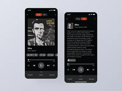 Daily UI 009/ Music player/ Protest music app app app design careerfoundry daily daily ui daily ui 010 daily ui challenge daily ui challenge 010 dailyui dailyuichallenge design figma music app music player app ui