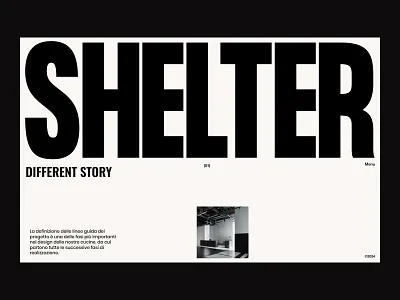 Shelter Footer animation concept corporate design foot graphic design header hero ui ux web web design website