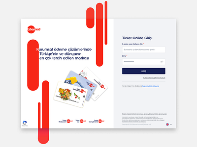 Edenred Ticket Online Project (TOL) design edenred edenred ticket online project graphic design icon tol ui ux web design