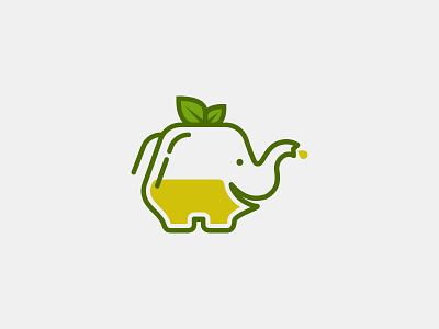 Elephant tea logo brand identity branding elephant identity logo logotype tea logo