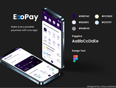 EcoPay - The Ultimate Payment Ecosystem e wallet finance graphic design motion graphics payment ui uiux