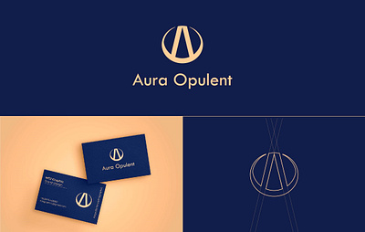 Aura Opulent, Brand identity design 3d animation branding business card color design designer fashion graphic graphic design identity illustration logo logo concept logodesign motion graphics ui unique ux vector