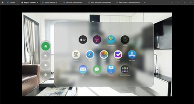 Apple Vision Pro Interface Design apple company apple vision apple vision pro movie app vision pro watching