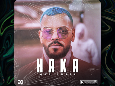 M16 Intik - HAKA album album cover branding cover cover art creative design graphic design illustration logo mixtape single cover art