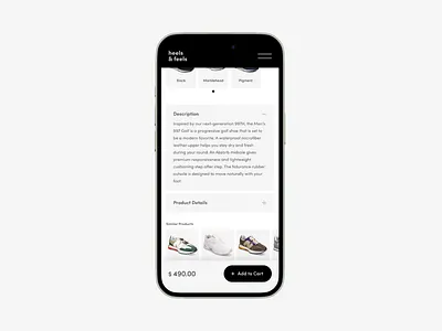 Daily UI #012 — E-Commerce Shop (Single Item) app card daily design e commerce ecommerce figma interface product shoe store shop store ui ux web shop web store webdesign webshop webstore