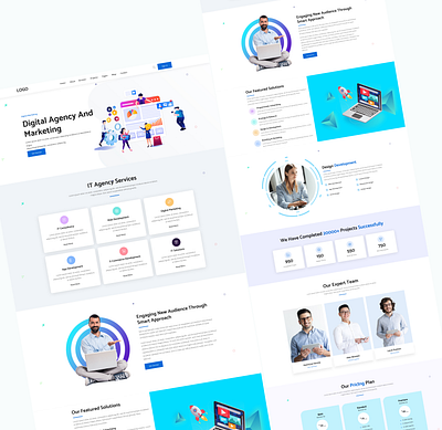 SAAS Startup Website agency business creative digital figma landing page saas saas landingpage saas website startup technology ui uidesign uiux ux web design website