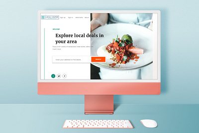 Local Coupons Desktop App branding desktop app ui ux website design