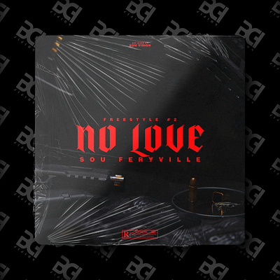 Sou Feryville - No Love album album cover branding cover cover art creative design graphic design illustration logo mistape singl cover