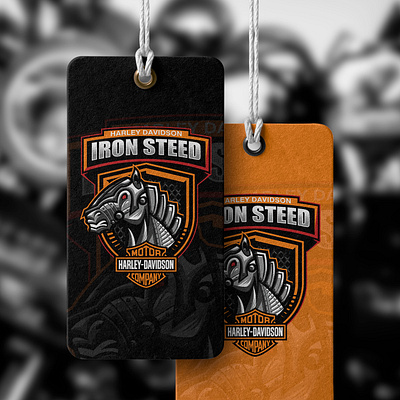Iron Steed branding cyclist design graphic design harley davidson horse illustration logo motorcycle nimadelavari robot shop steel typography vector