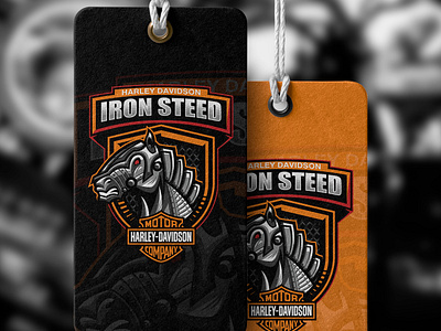 Iron Steed branding cyclist design graphic design harley davidson horse illustration logo motorcycle nimadelavari robot shop steel typography vector