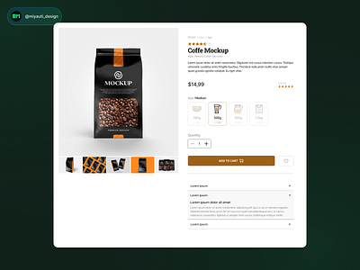 The Coffee UI Kit graphic design inspiration interface landingpagedesign ui uidesigner uiinterface uikit uiuxinspiration uiuxwebsite userinterface ux uxuitips webdesign website