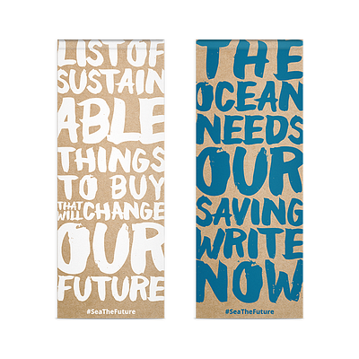 Sea the Future design graphic design greenplanet merchandising notebook pens seathefuture stationary sustainability totebags tshirts