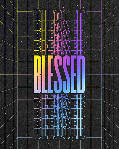 Blessed | Christian Poster christian