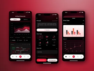 DATAi - AI Mobile App ai android app app design application application design arounda design ios ios app design mobile mobile app mobile app design mobile design mobile ui ui uiux user experience userinterface ux