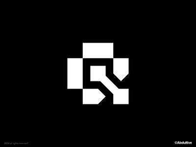 monogram letter Q logo exploration .003 brand branding design digital geometric graphic design icon letter q logo marks minimal modern logo monochrome monogram negative space